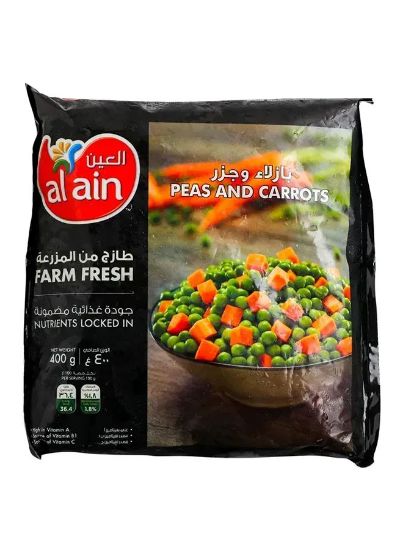 Picture of Al Ain Frozen Peas & Carrots 400gm