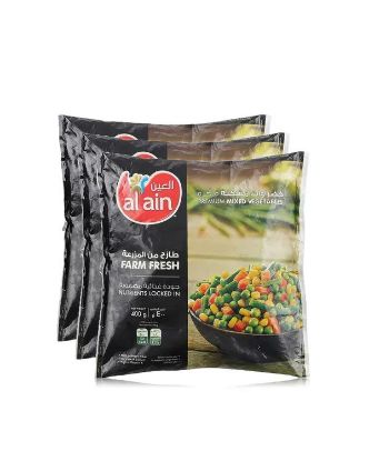 Picture of Al Ain Frozen Mixed Vegetable 3x400gm