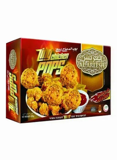 Picture of Al Areesh Zing Chicken Pops Hot N Spicy 420gm