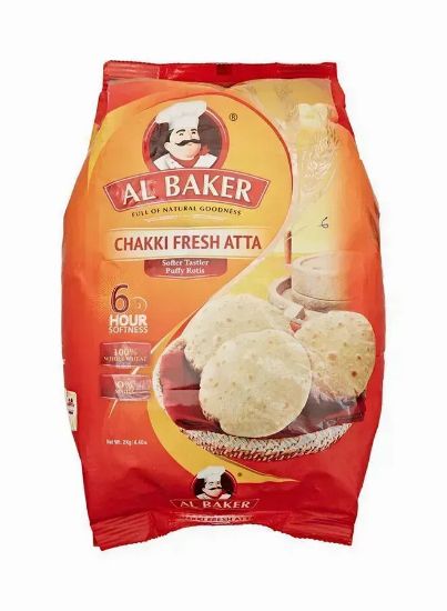 Picture of Al Baker Chakki Fresh Atta - Softer Tastier Puffy Rotis 2kg