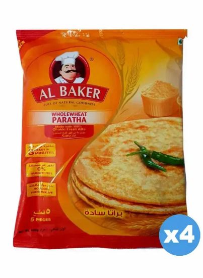 Picture of Al Baker Frozen Paratha Plain 4x400gm