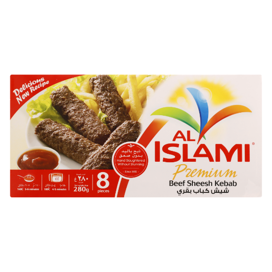 Picture of Al Islami Frozen Beef Sheesh Kebab Premium 280gm