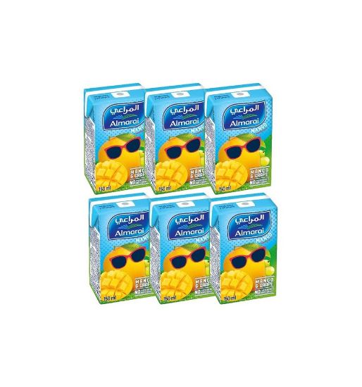 Picture of Almarai Mango & Grape Juice 6x150ml