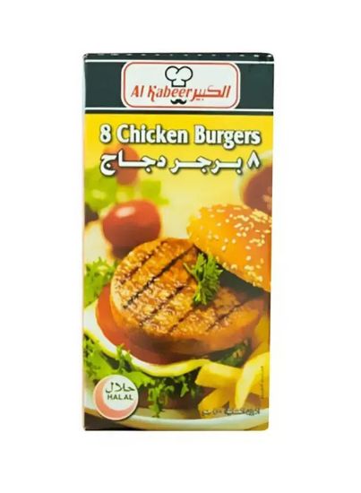 Picture of Al Kabeer Frozen 8 Chicken Burgers 400gm