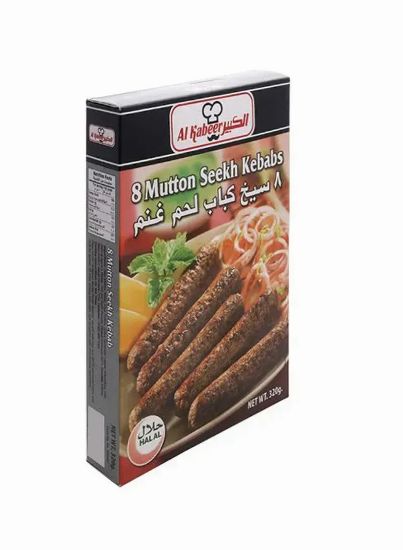 Picture of Al Kabeer Frozen 8 Mutton Seekh Kabab 320gm