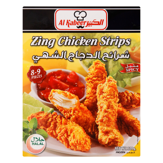 Picture of Al Kabeer Zing Chicken Strips Spicy 8Pieces 320gm