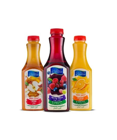 Picture of Al Rawabi Juice Orange Apple & Berry, 3x800ml