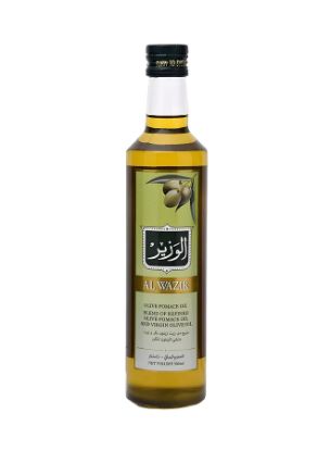 Picture of Al Wazir Olive Pomace Oil Blend Of Refined Olive Pomace Oil & Viring Olive Oil 500ml