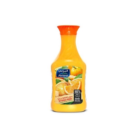 Picture of Almarai 100% Orange With Pulp Juice, 1.4ltr