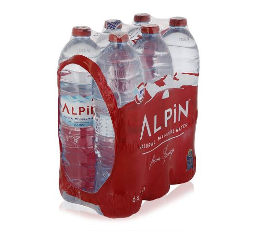 Picture of Alpin Alkaline Spring Natural Mineral Water Bottle 6x1.5Litre