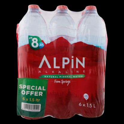 Picture of Alpine Alkaline Spring Natural Mineral Water 6x1.5ltr