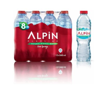 Picture of Alpin Spring Water Bottled Water 12x500ML