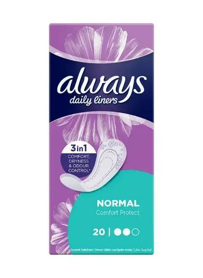 Picture of Always Daily Liner Comfort Protect Normal Flexible Comfort 20's