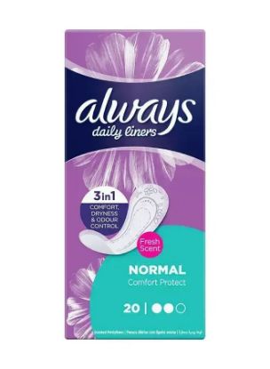 Picture of Always Daily Liner Fresh Scent Comfort Protect Normal 20's