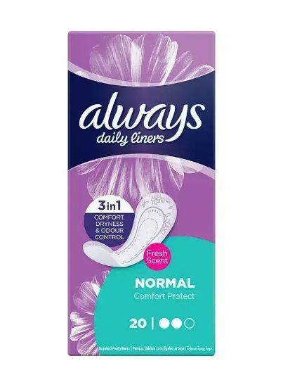 Picture of Always Daily Liner Fresh Scent Comfort Protect Normal 20's