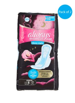 Picture of Always Pads Cotton Thick Pink Night 2x20's