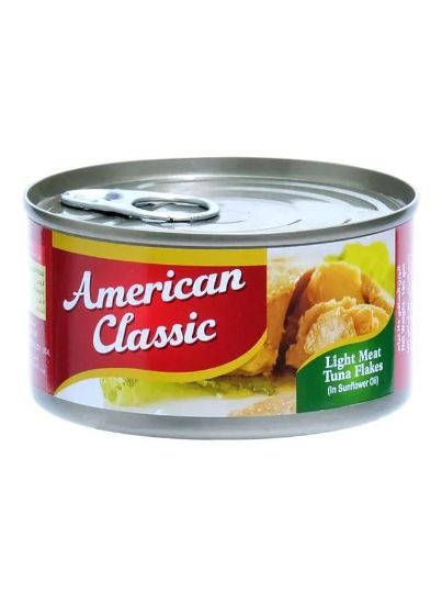 Picture of American Classic Light Meat Tuna Flakes In Sunflower Oil 185gm