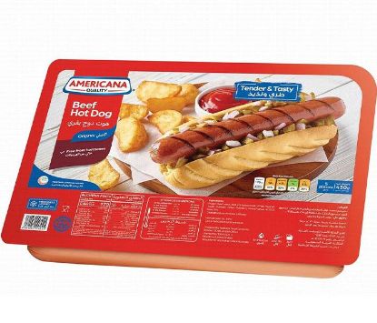 Picture of Americana 5 Beef Hot Dog 450gm