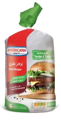 Picture of Americana 20 Beef Burger Polypack 1kg