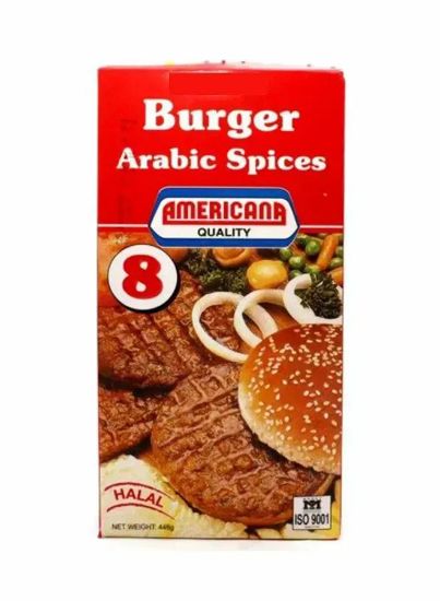 Picture of Americana 8 Beef Burger Arabic Spices 448gm