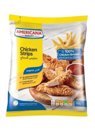 Picture of Americana Frozen Chicken Strip Plain 750gm