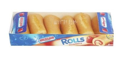 Picture of Americana Mini Swiss Roll Cake Strawberry 130gm