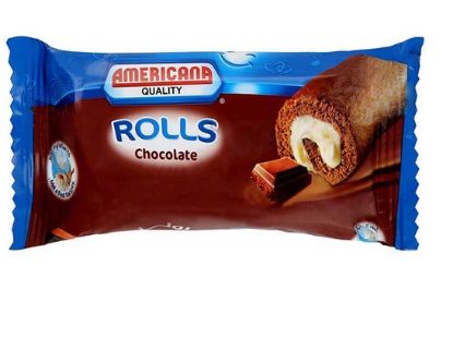 Picture of Americana Swiss Roll Chocolate Vanilla Cream 63gm