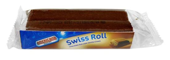 Picture of Americana Swiss Roll Chocolate Large 125gm