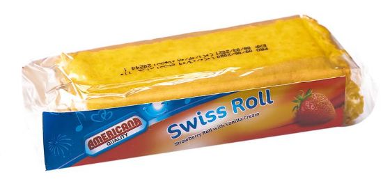 Picture of Americana Swiss Roll Strawberry Large 125gm