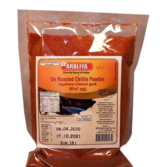 Picture of Araliya Chilie Powder Unroasted 200gm