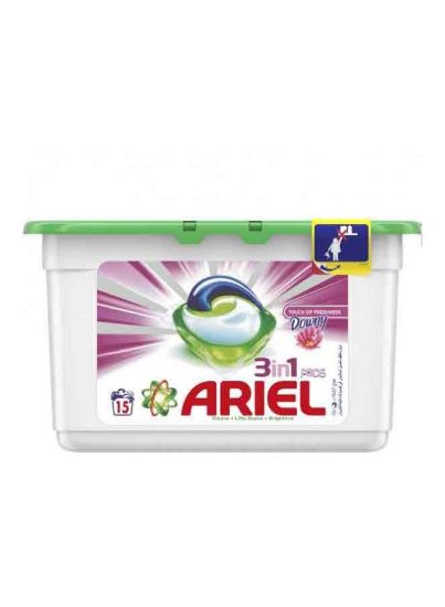 Picture of Ariel 3In1 Pods Washing Liquiduid Capsule With Downy 15 Pods 432gm