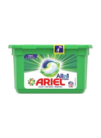 Picture of Ariel 3In1 Pods Capsule Regular 15's 405gm