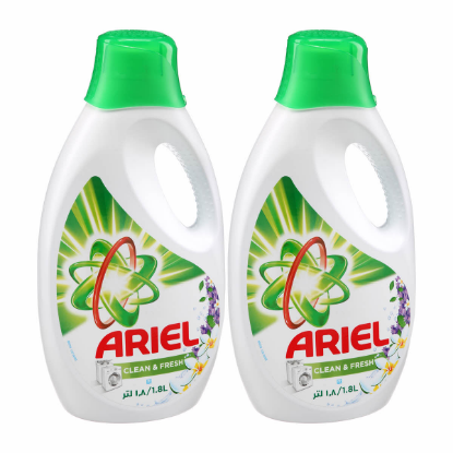 Picture of Ariel Liquid Clean & Fresh 2x1.8litre