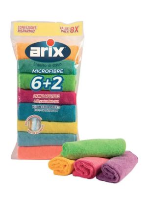 Picture of Arix Cloth Microfiber Assorted 6+2 8's