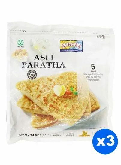 Picture of Ashoka Frozen Asli Paratha 3x400gm