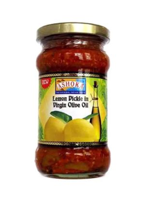 Picture of Ashoka Lemon Pickle In Olive Oil 300gm