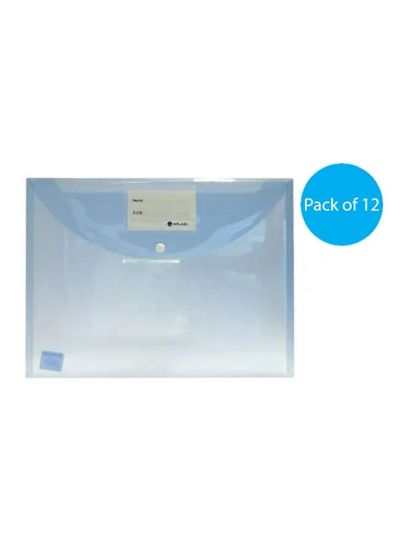 Picture of Atlas Document Bag With Card 1003P Blue 12pc