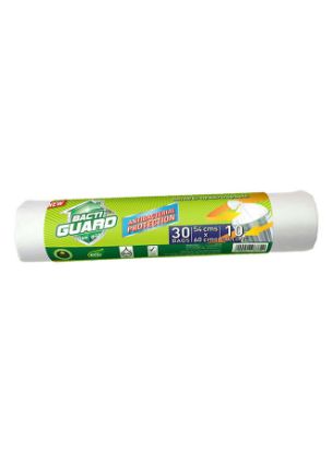 Picture of Bacti Guard Garbage Bag White 10gallon 30‘S ROLL