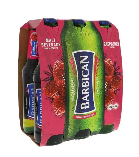 Picture of Barbican Non Alcoholic Beer Raspberry 6x325ml