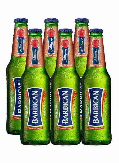 Picture of Barbican Strawberry Non Alcohol Malt Drink (6x325ml)