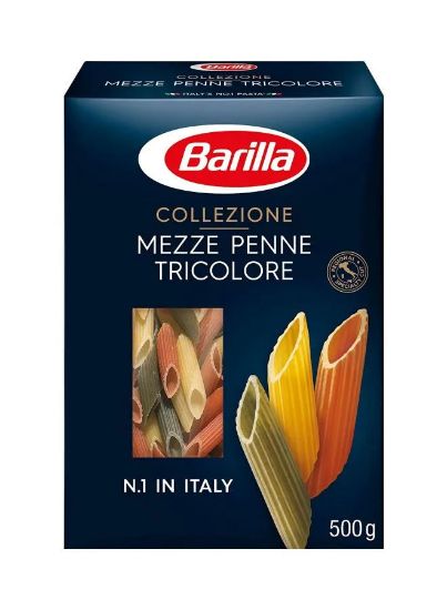 Picture of Barilla Pasta Mezze Penne Tricolore 500gm