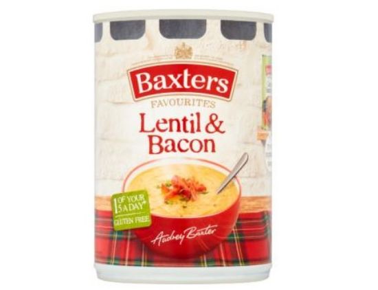 Picture of Baxters Soup Lentil & Bacon 400gm