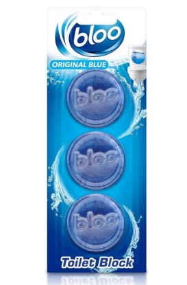 Picture of Bloo Acticlean Toilet Block Original 38gm, Pack of 3