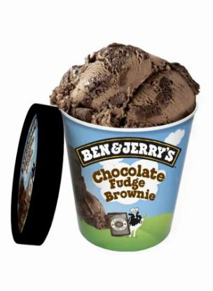 Picture of Ben & Jerry's Ice Cream Tub Chocolate Fudge Brownie 465ml