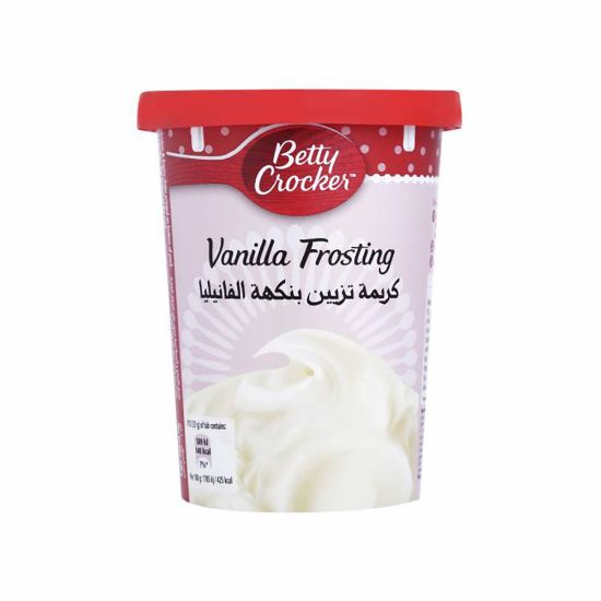 Picture of Betty Crocker Cake Mix Vanilla Frosting 400gm