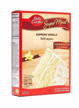 Picture of Betty Crocker Cake Mix Supereme Vanilla 510gm