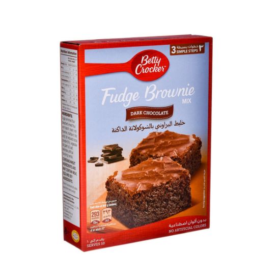 Picture of Betty Crocker Dark Chocolate Fudge Brownie Mix 500gm