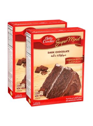 Picture of Betty Crocker Dark Chocolate Cake Mix 2x510gm