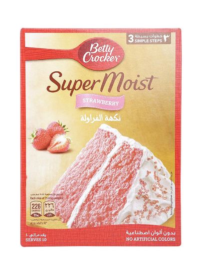 Picture of Betty Crocker Super Moist Strawberry 400gm