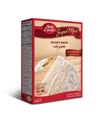 Picture of Betty Crocker Super Moist Velvety White Cake Mix 510gm